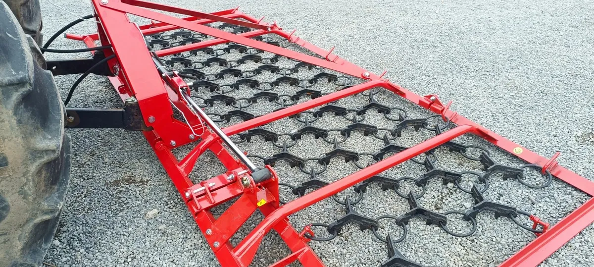 STEKRO Chain Harrows 4 Meter Hyd Fold £1200+vat - Image 3