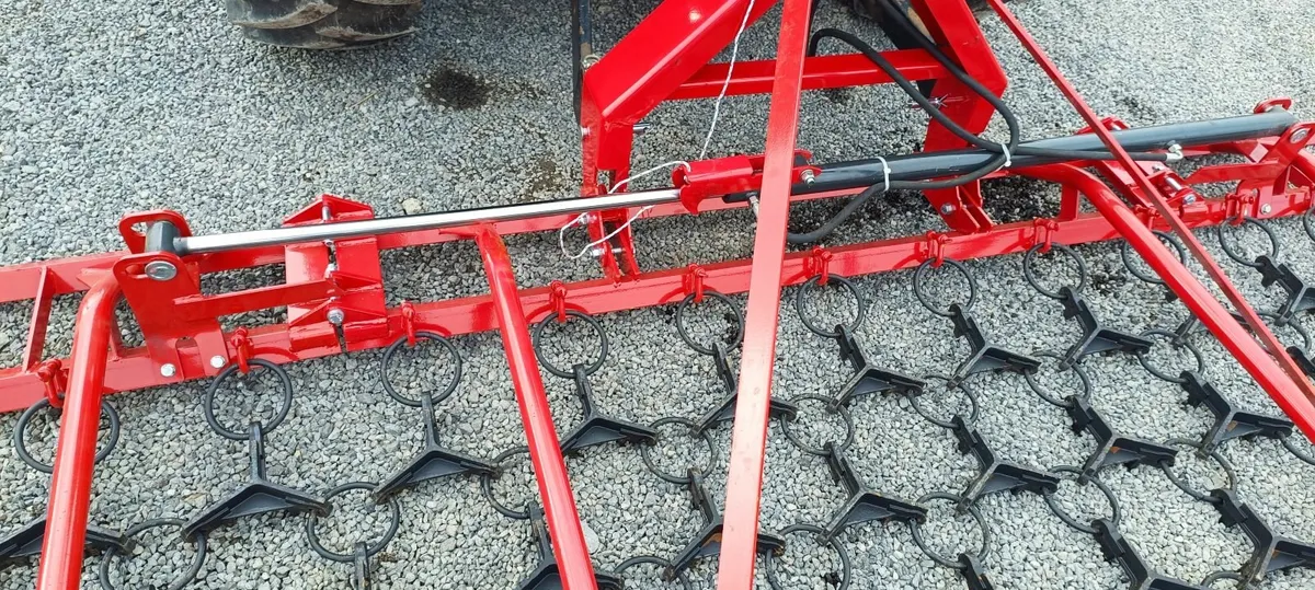 STEKRO Chain Harrows 4 Meter Hyd Fold £1200+vat - Image 4