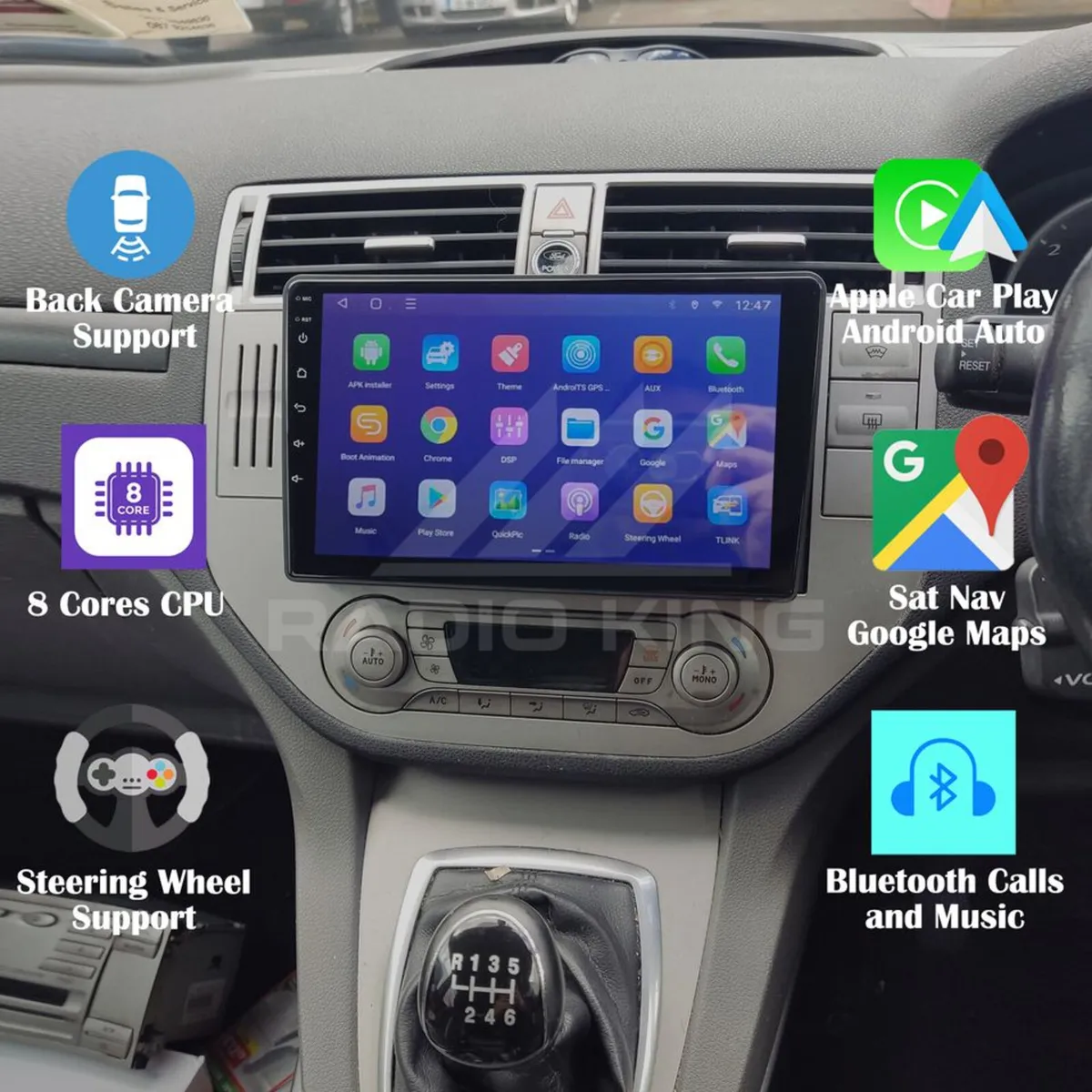 PREMIUM CARPLAY FORD KUGO ANDROID AUTO RADIO - Image 1