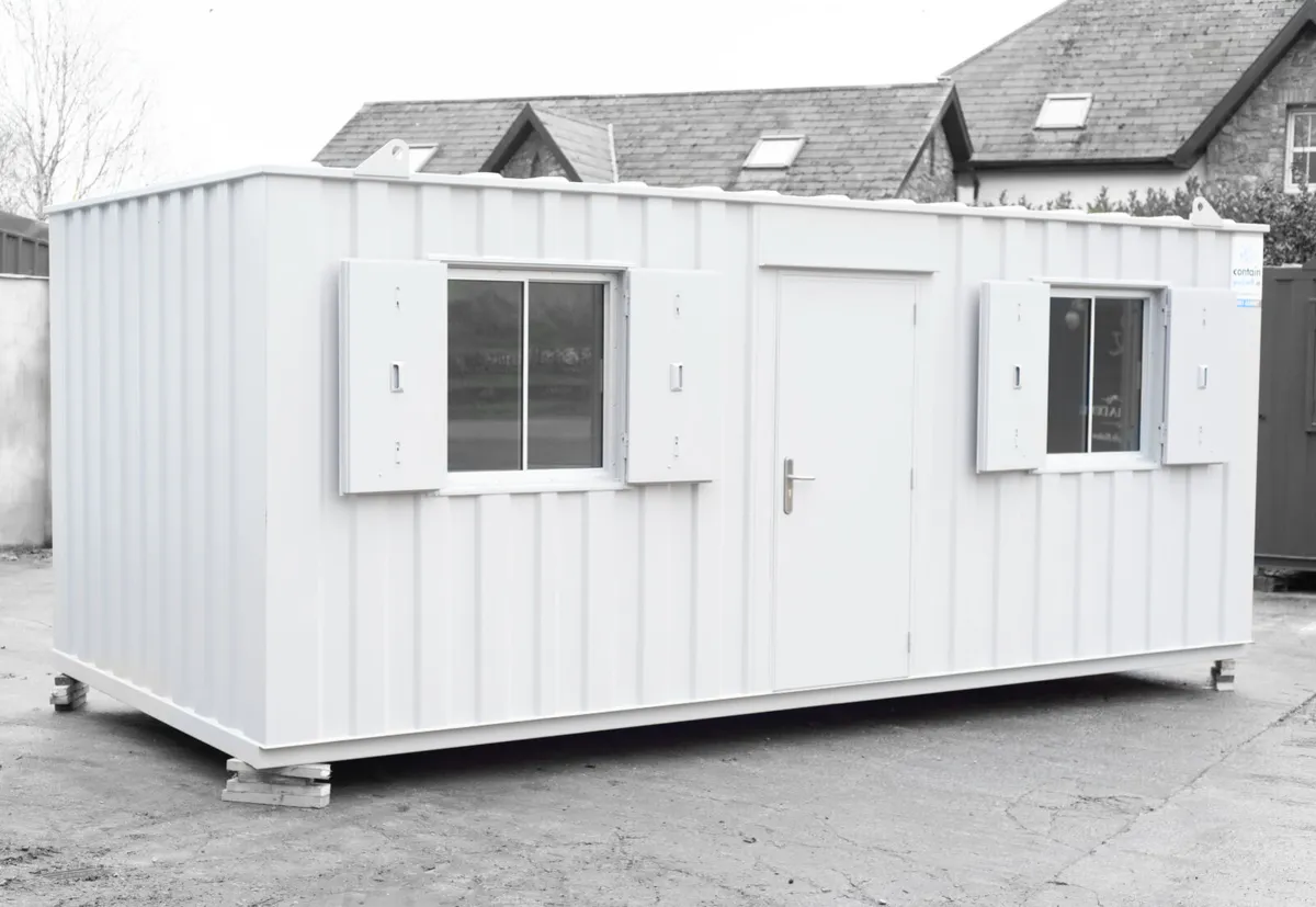 20 X 10FT Anti Vandal Office Container Rental HIRE - Image 2