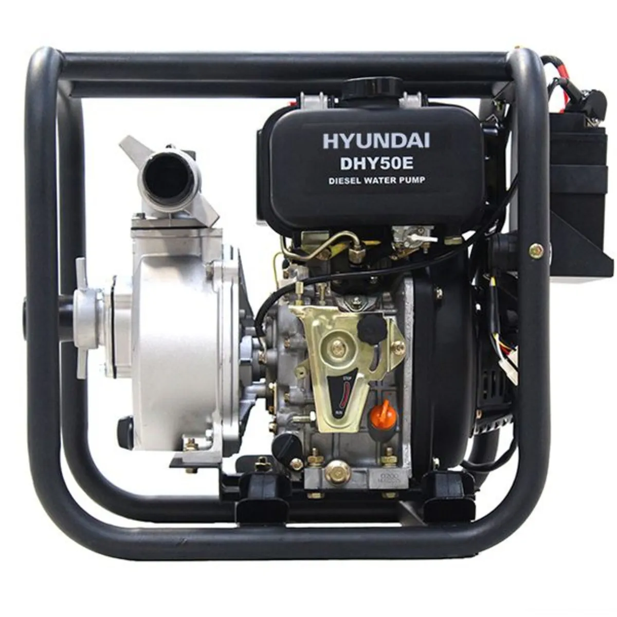 Hyundai 50mm Electric Start Diesel Water Pump - Image 3
