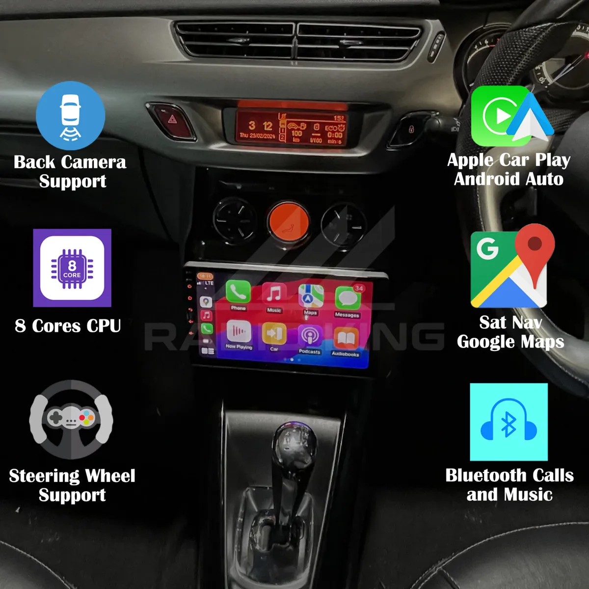 PREMIUM CARPLAY CITROEN C3 ANDROID AUTO CarPlay - Image 1