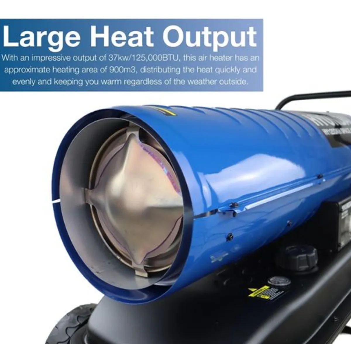 Hyundai 37kW Diesel/Kerosene Space Heater 125000B - Image 4