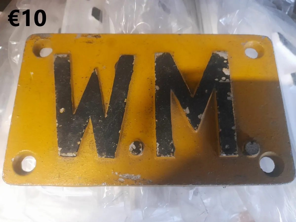 Water Meter Marker Plate