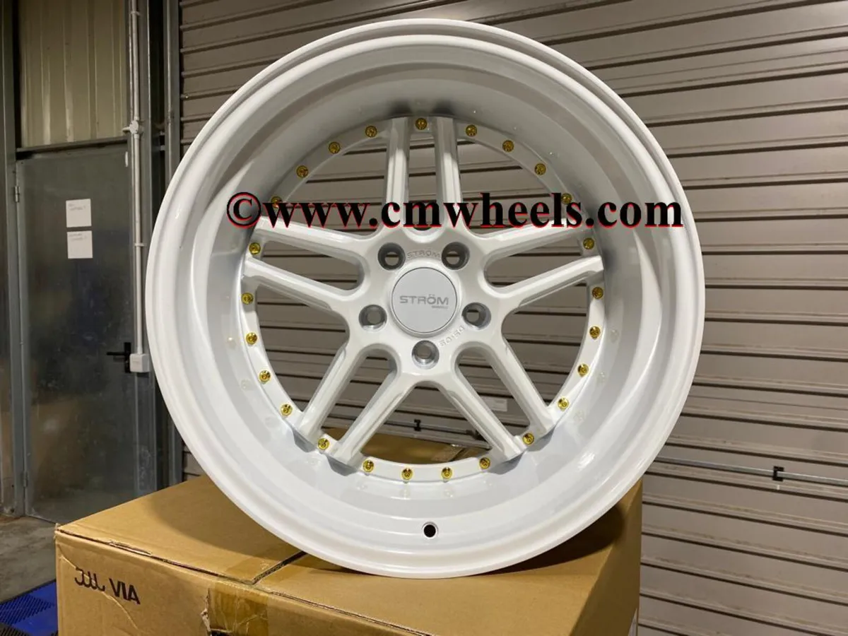 18" Inch Strom DS05 Alloys 5x114.3 lexus silvia - Image 2