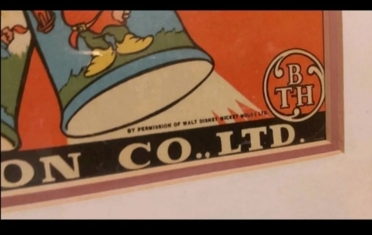 1950 Mazda light poster framed - Image 2