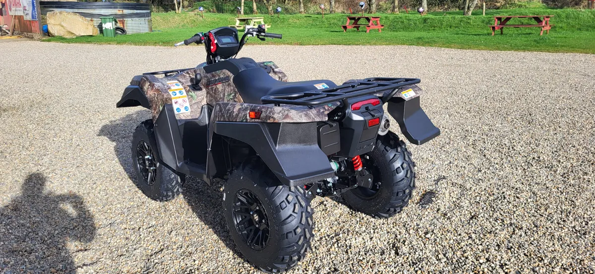 NEW 2025 SUZUKI KING QUAD 500 CAMO EDITION - Image 4