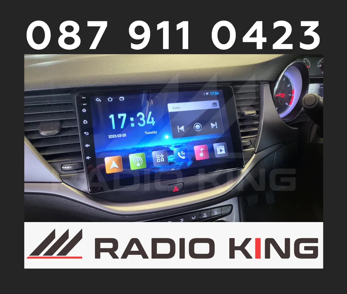 PREMIUM CARPLAY OPEL ASTRA ANDROID AUTO RADIO - Image 2