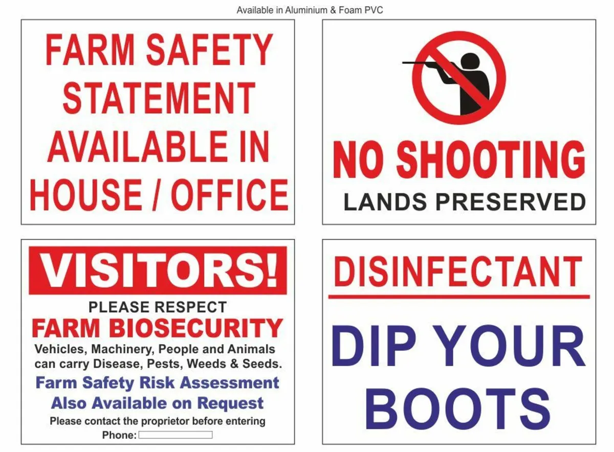 Farm Safety Signs (Bord Bia Requirements) - Image 2