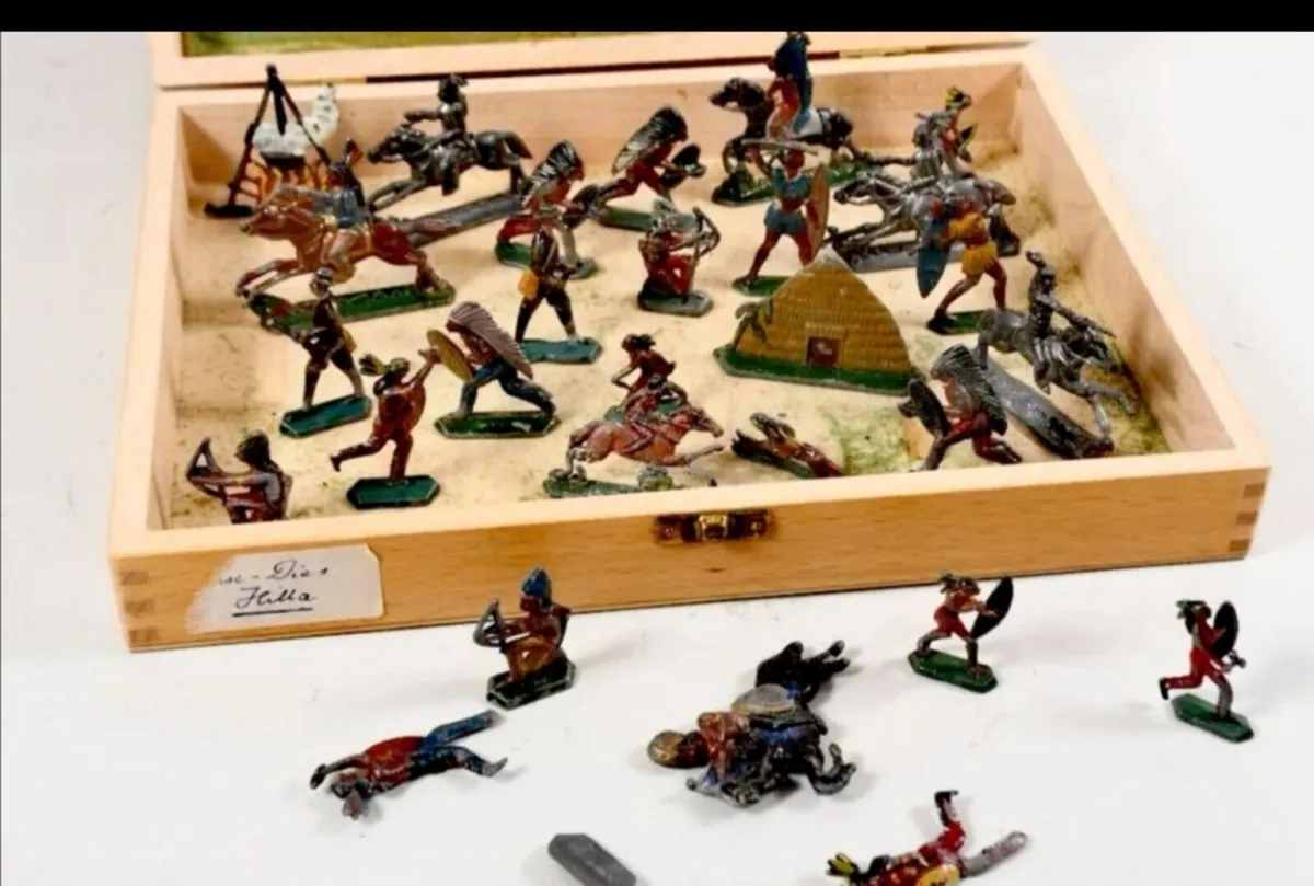 Antique heavy lead toy army 6,5 cm - Image 2