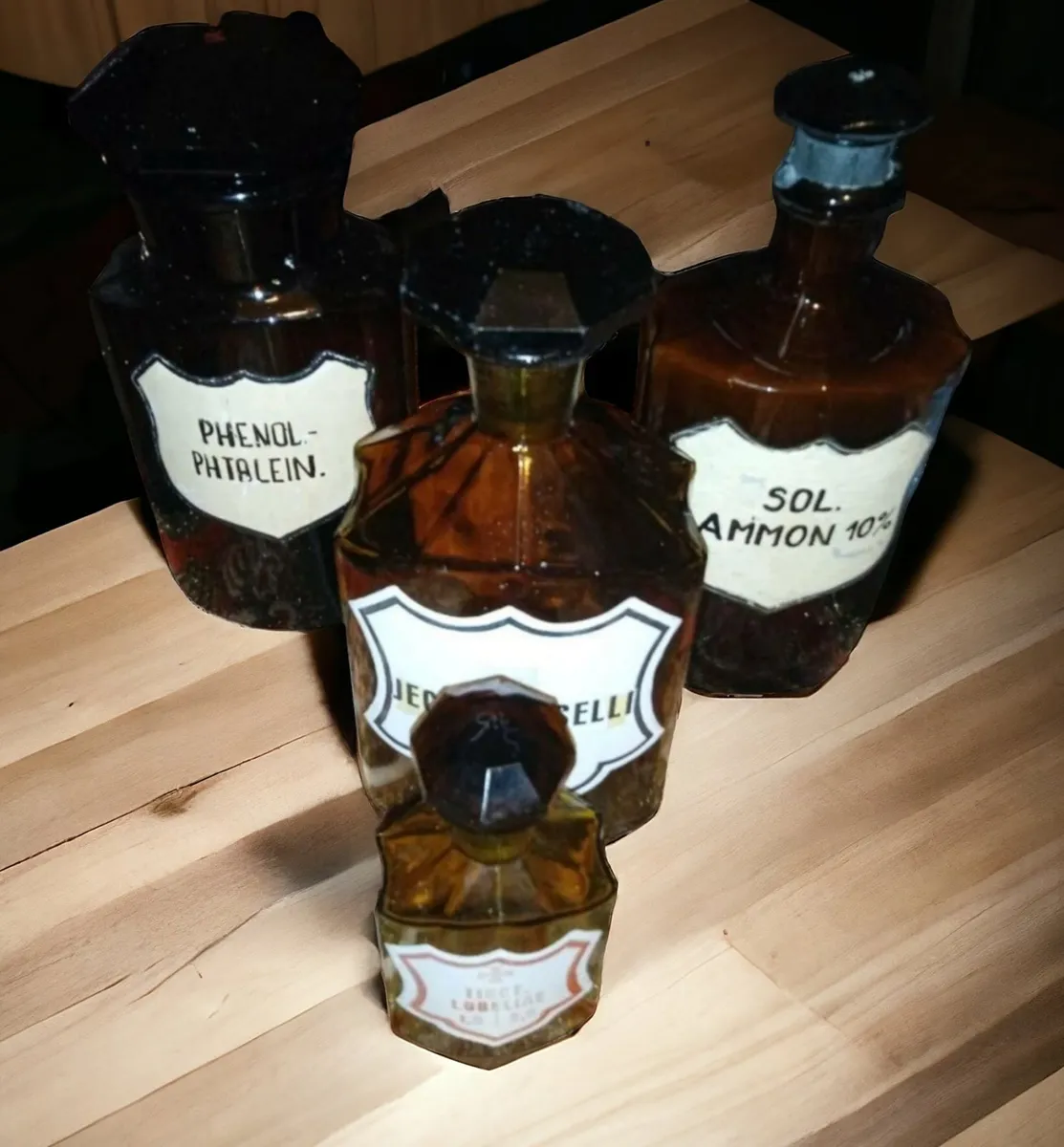 Rare Antique large stunning apothecary bottles - Image 1