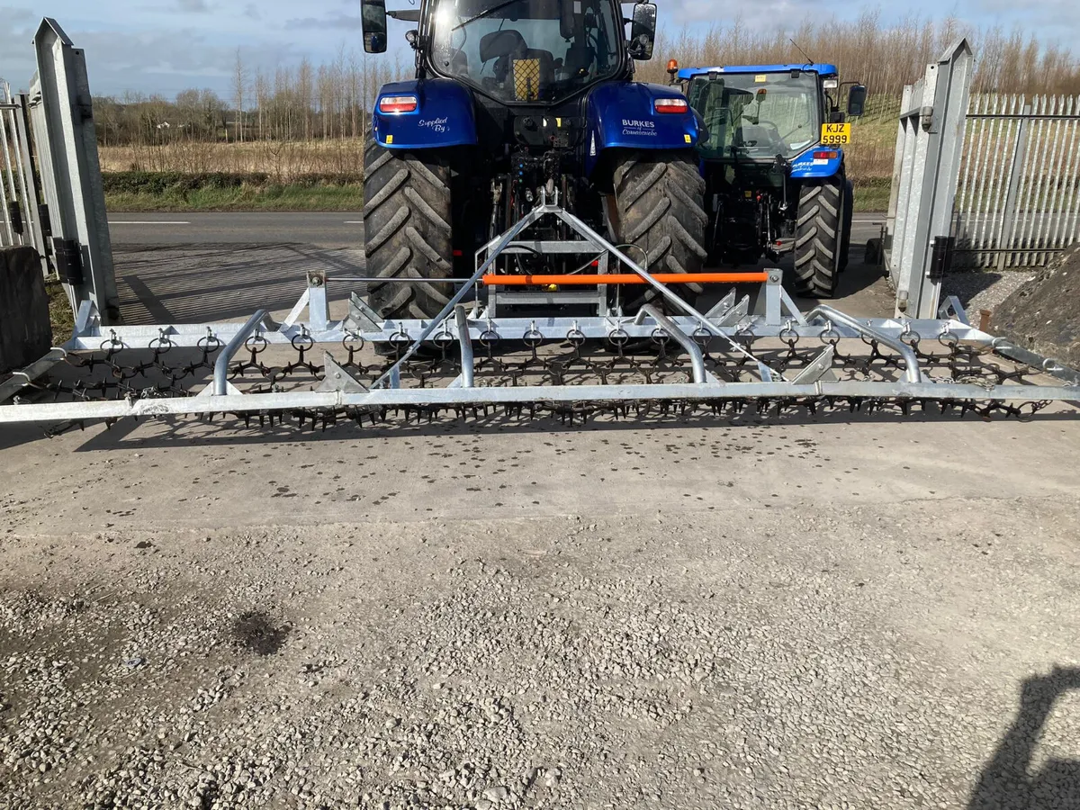 Grass Harrow 6m Hydraulic Folding - Image 1