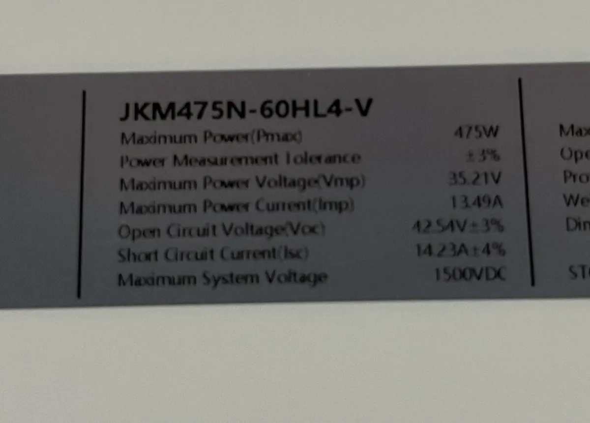 Jinko Neo 460w solar panel - Image 3