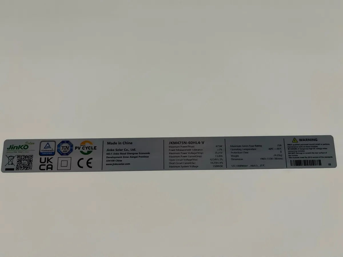 Jinko Neo 460w solar panel - Image 4