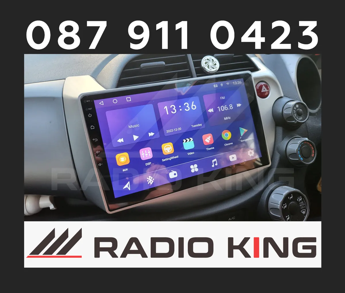 PREMIUM CARPLAY HONDA FIT ANDROID AUTO STEREO - Image 3