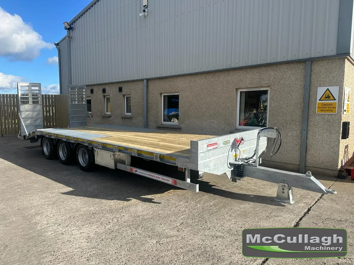 New Hudson Tri-Axle Galvanized Low-Loader - Image 1