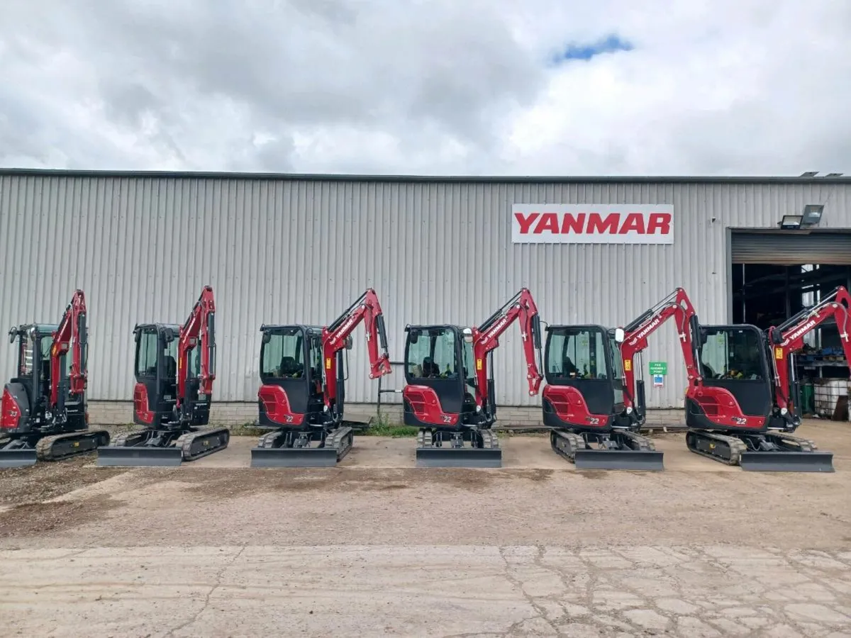 New/Used Yanmar Mini Excavators!! - Image 1