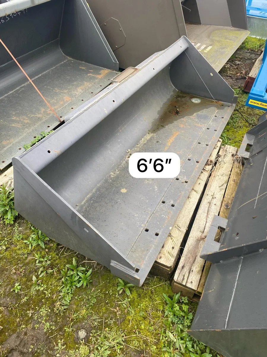 Skid Steer Buckets Sizes in Pictures - Image 1