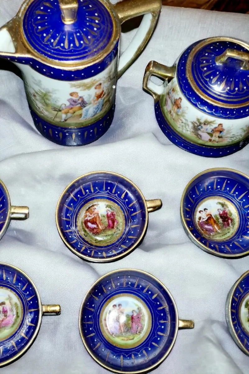 Alt Wien teaset 1880 - Image 3