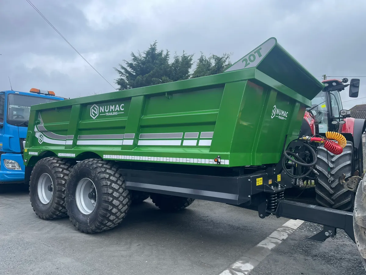 New Numac 20t layflat dump trailer *in stock* - Image 1