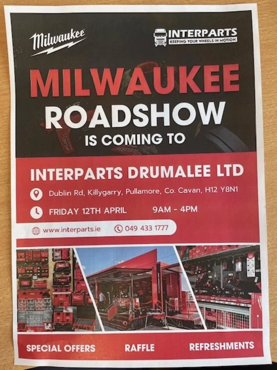 Milwaukee Tools Roadshow Cavan - Image 1