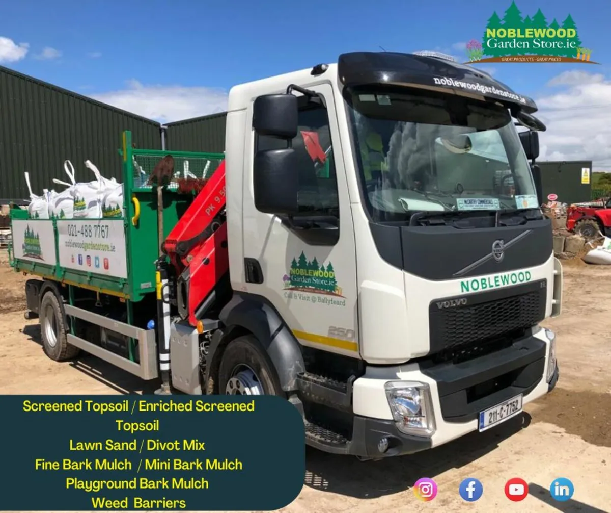 Top Quality Screened Topsoil for sale Cork