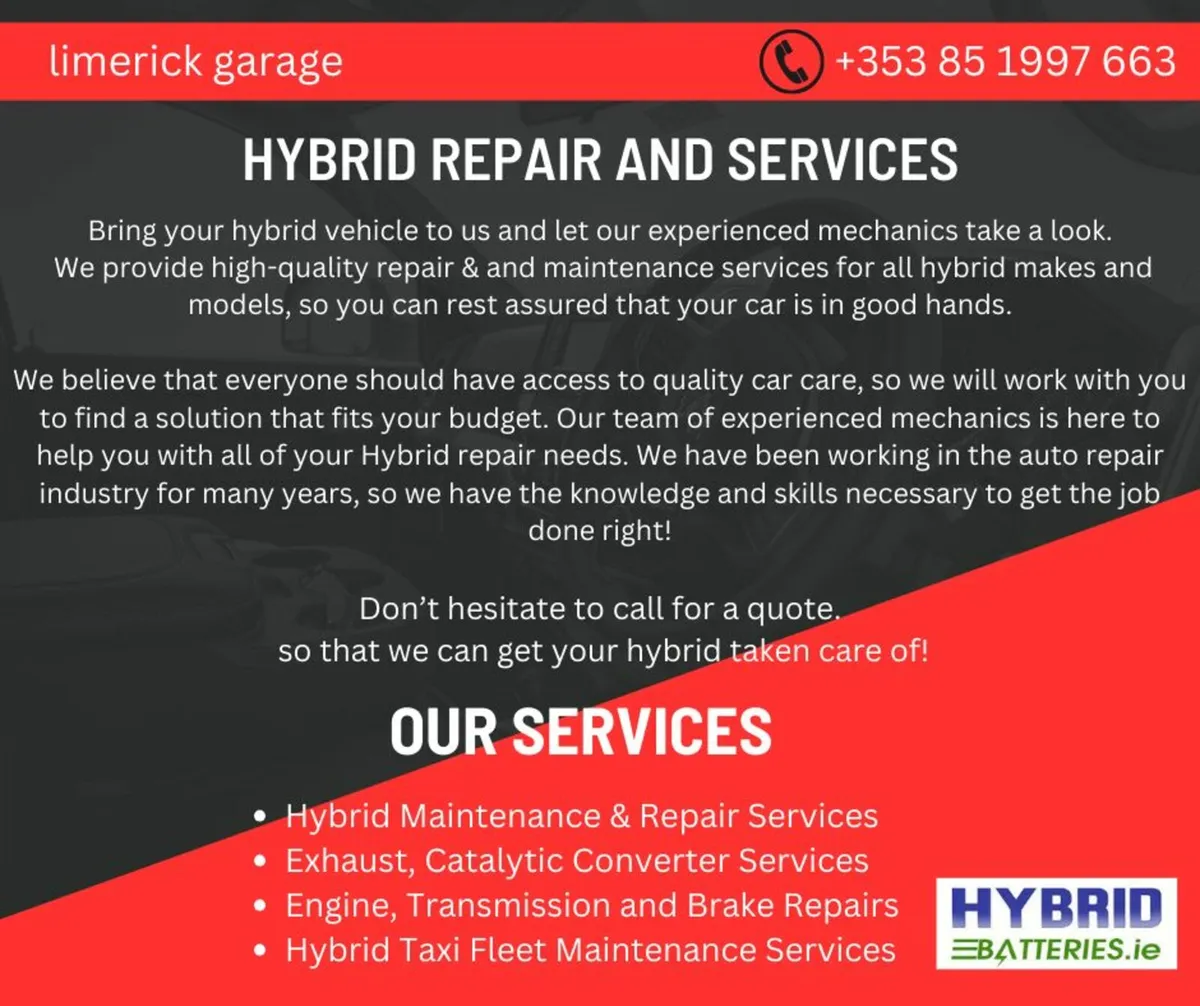 Hybrid Car &  Reconditioned Hybrid Battery Service - Image 4