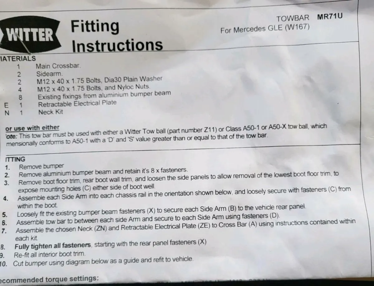 Mercedes GLE Detachable Towbar [W167] 2019 onward - Image 3