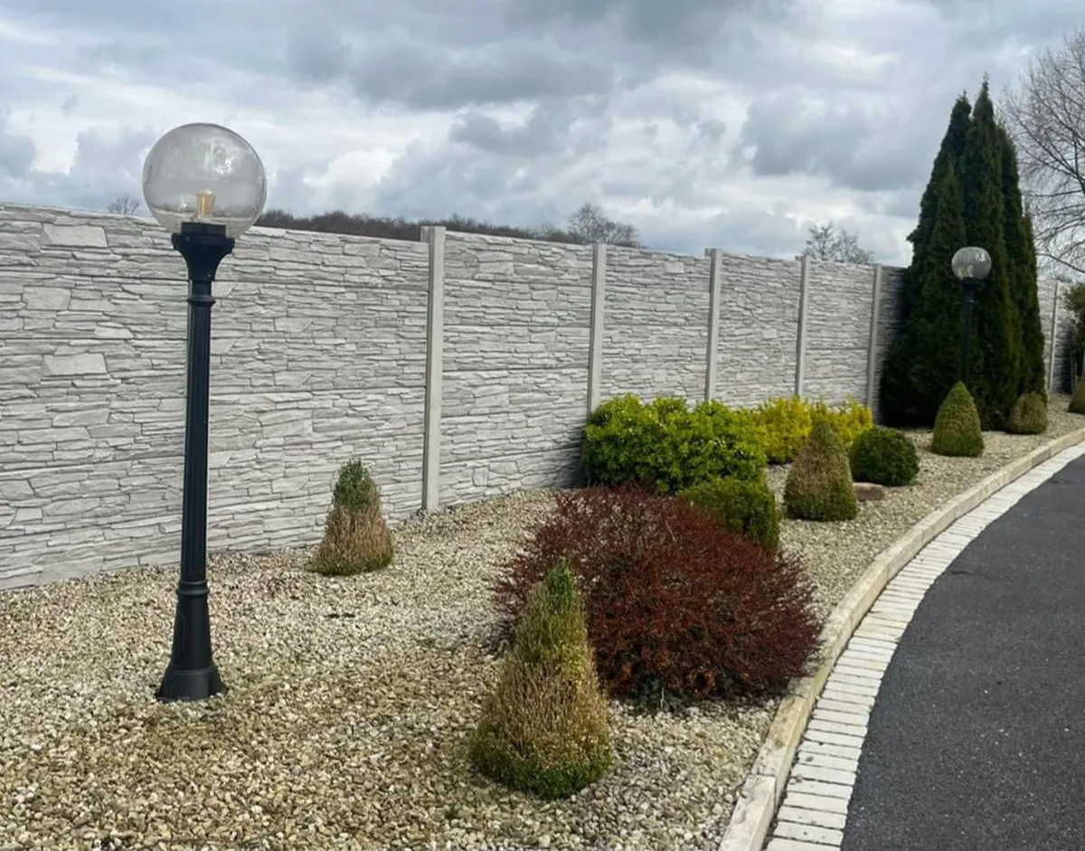 Precast Concrete Fencing & Timber Panels - Image 1