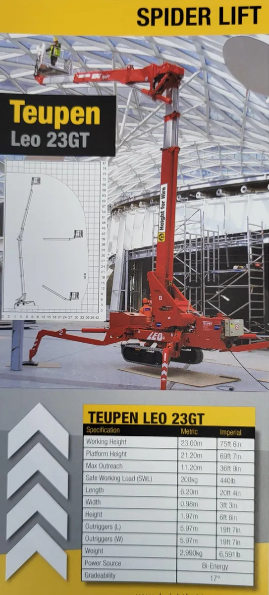 Teupen Leo 23GT - 23m Articulated Tracked Spider - Image 4