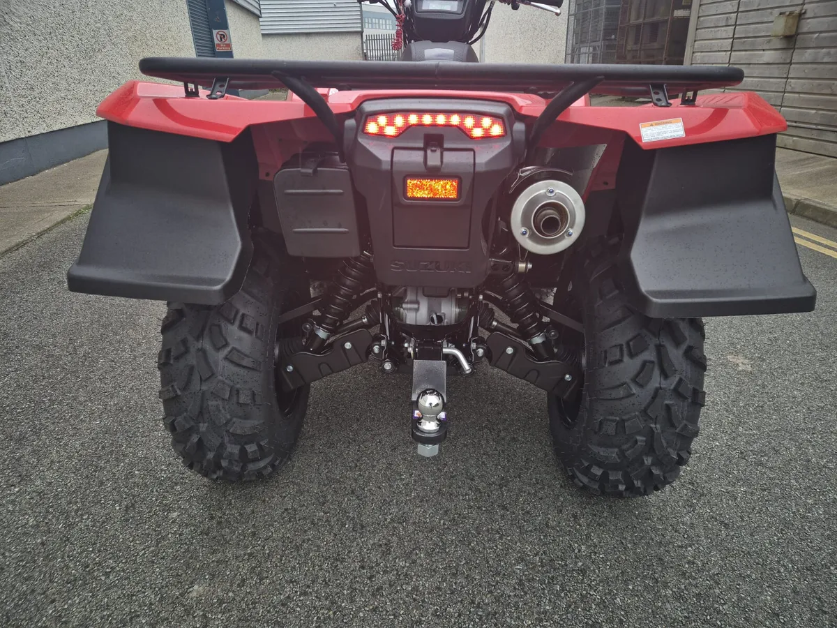 NEW 2025 SUZUKI KING QUAD 500 FINANCE NOW FOR 55 - Image 2
