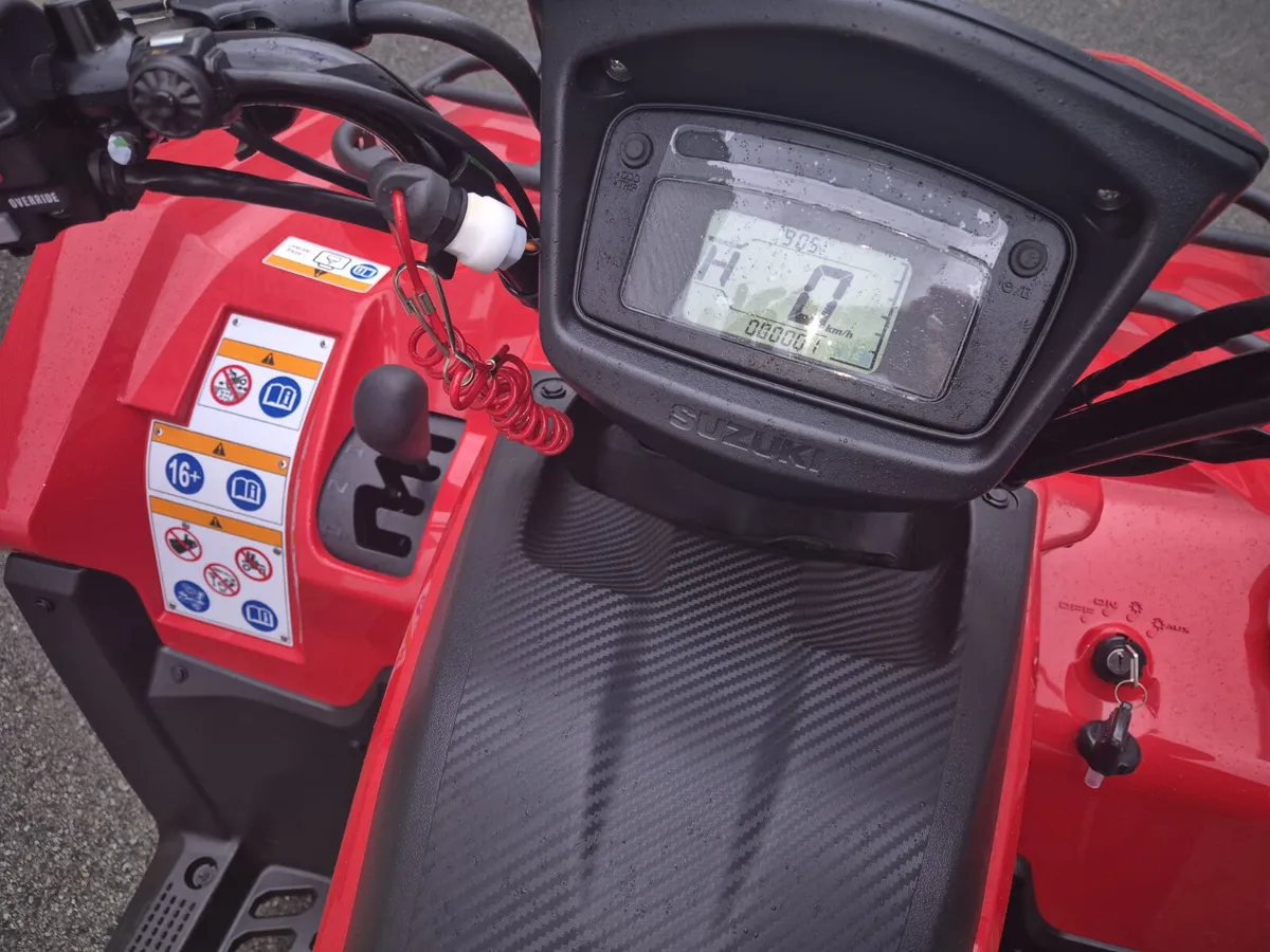 NEW 2025 SUZUKI KING QUAD 500 FINANCE NOW FOR 55 - Image 3