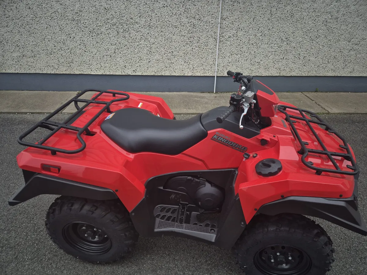 NEW 2025 SUZUKI KING QUAD 500 FINANCE NOW FOR 55 - Image 4