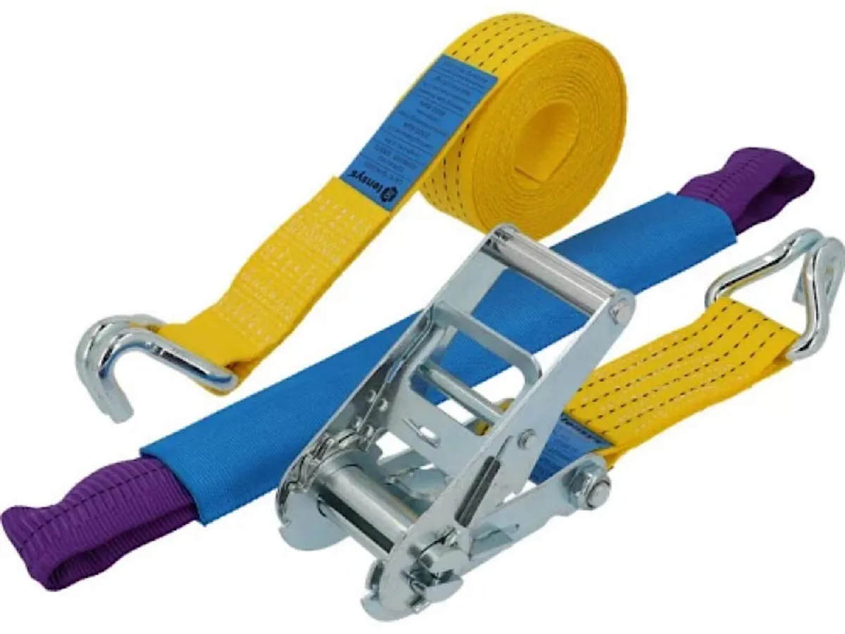 8pc Ratchet Tie Down Kit - Image 2