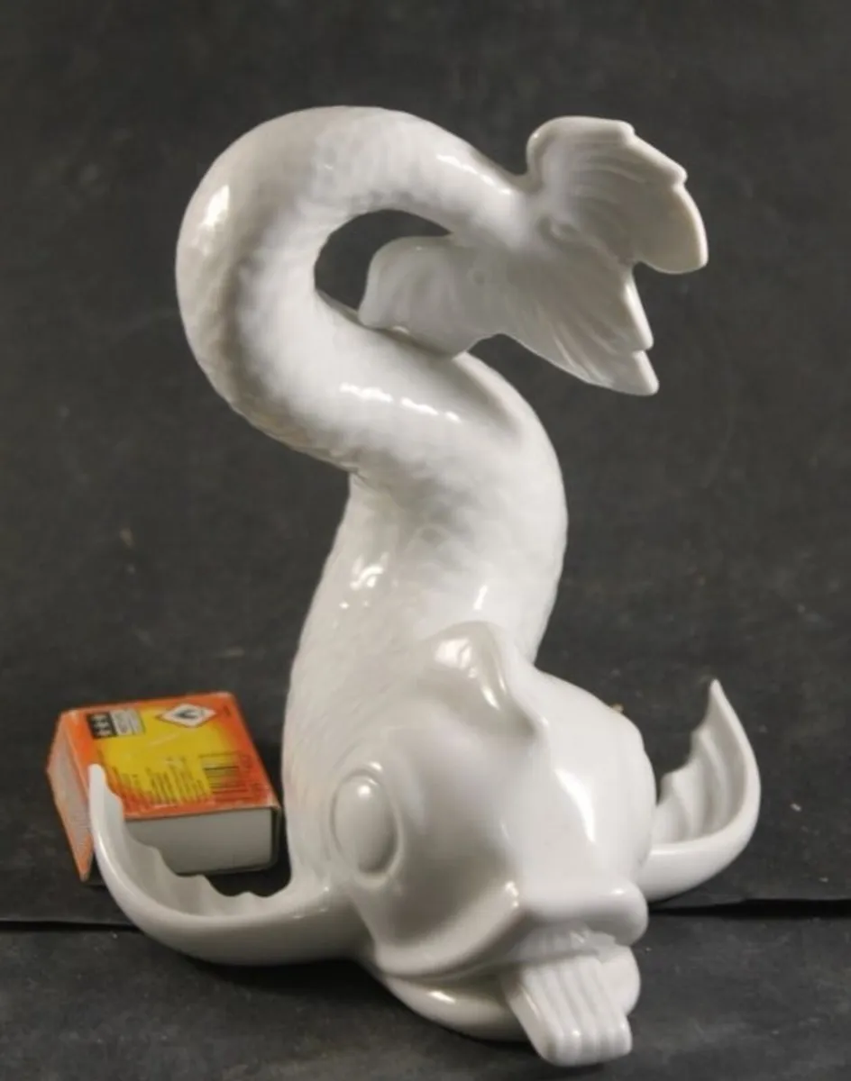 Rare Herend large porcelain fish - Image 1