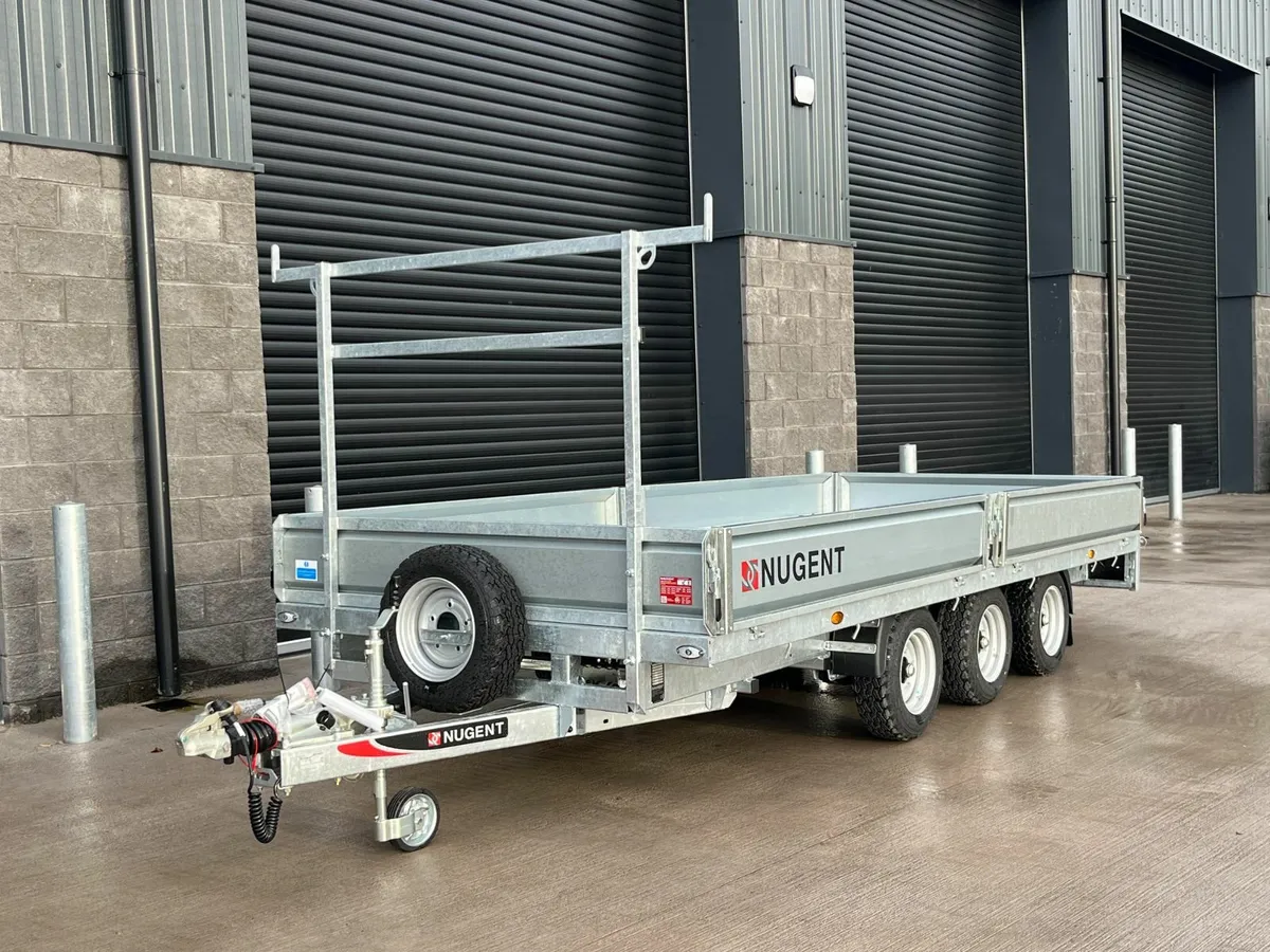 New Nugent F4920T Tri Axle Flatbed Trailer - Image 2