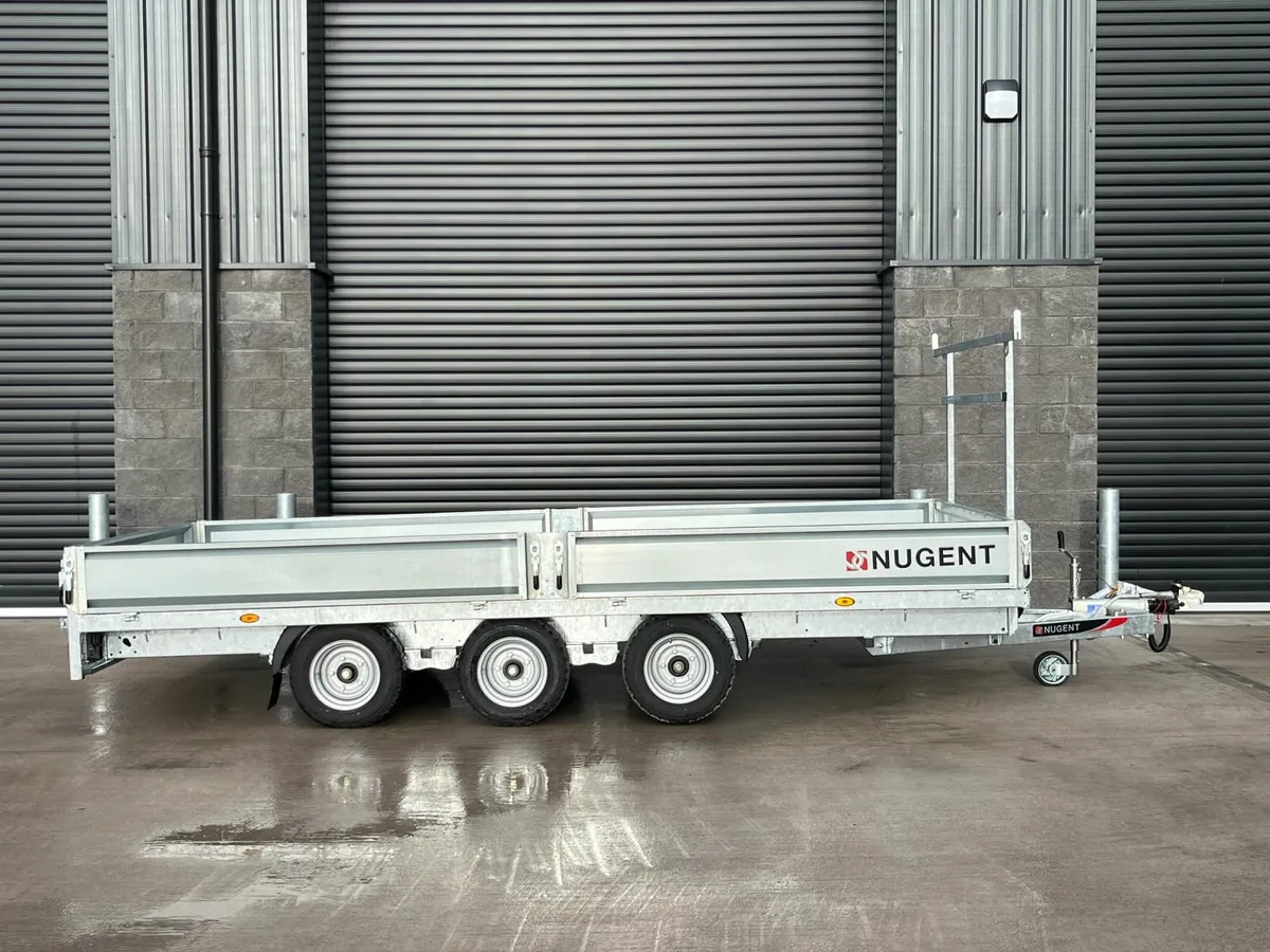 New Nugent F4920T Tri Axle Flatbed Trailer - Image 3