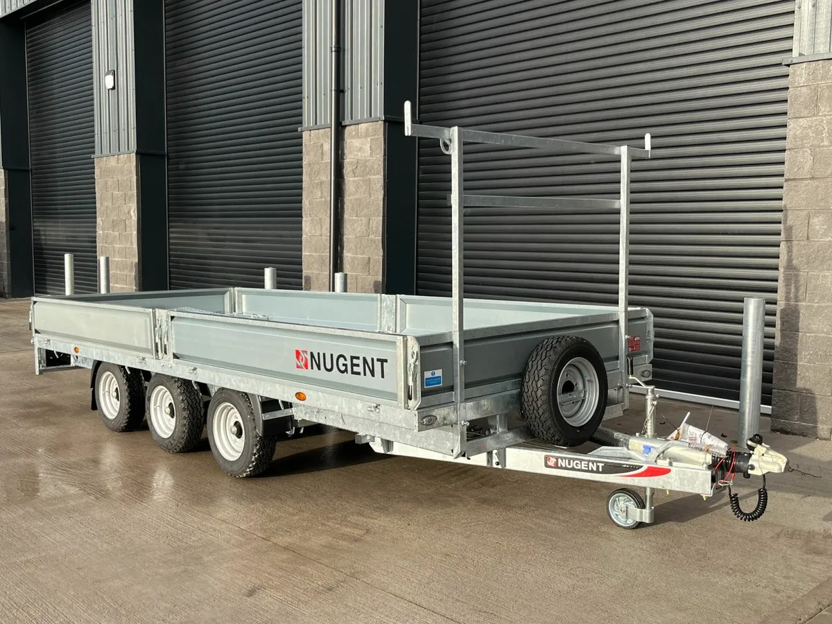 New Nugent F4920T Tri Axle Flatbed Trailer - Image 4