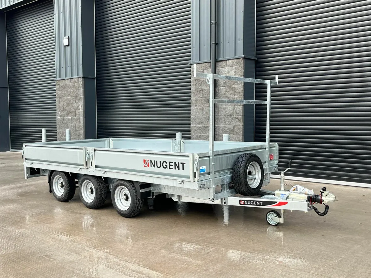 New Nugent F4320T  Flatbed Trailer - Image 1