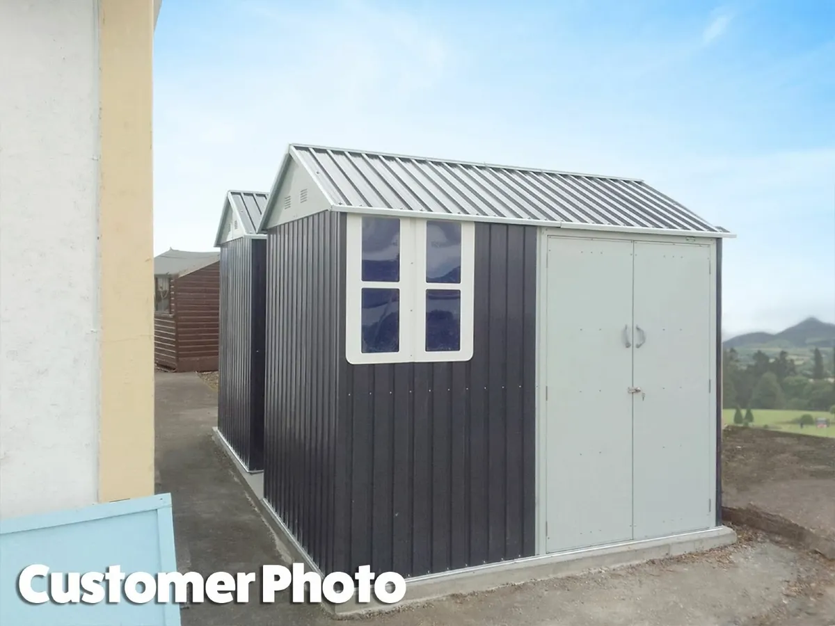 Steel Cottage Shed (8x6) - Image 1