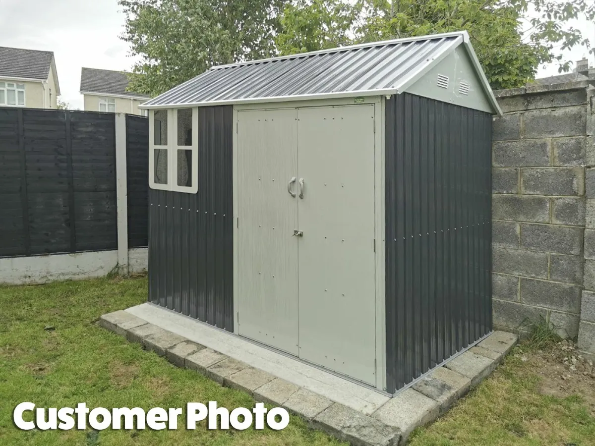 Steel Cottage Shed (8x6) - Image 3