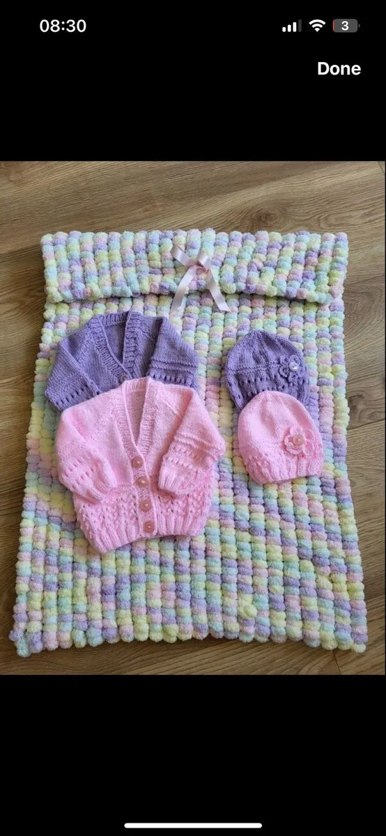 Handknit Baby Cardigans and Blankets - Image 4