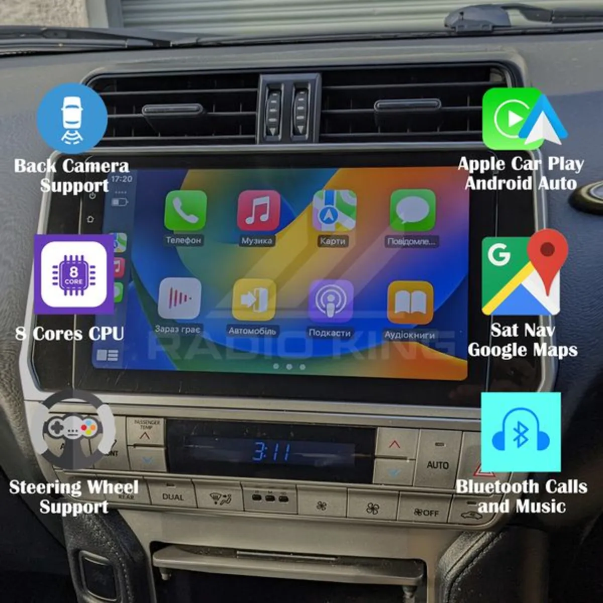 PREMIUM CARPLAY TOYOTA LAND CRUISER ANDROID AUTO S - Image 1