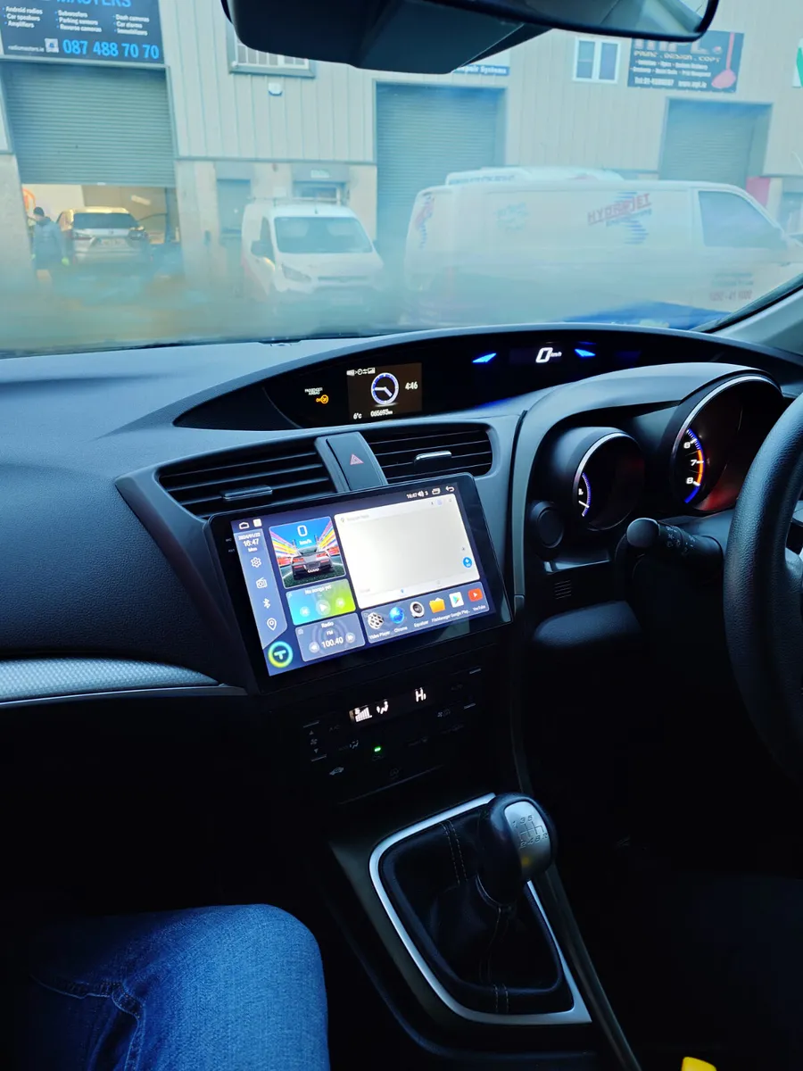 Honda Civic Android Radio with Apple Carplay - Image 1