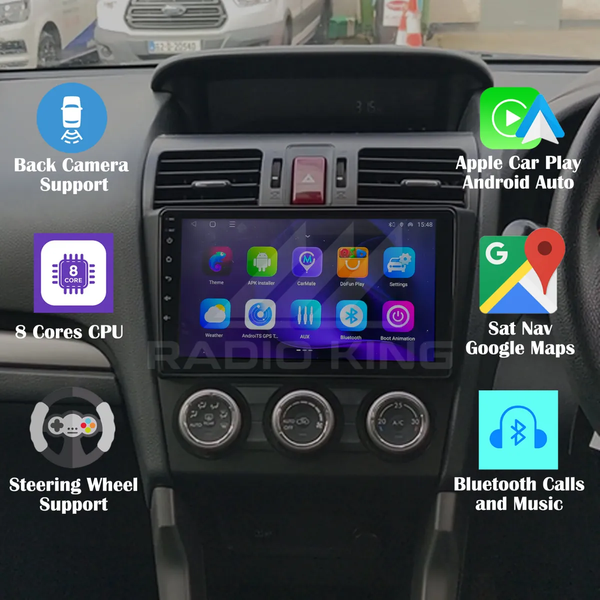 PREMIUM CARPLAY SUBARU FORESTER ANDROID AUTO STERE - Image 1