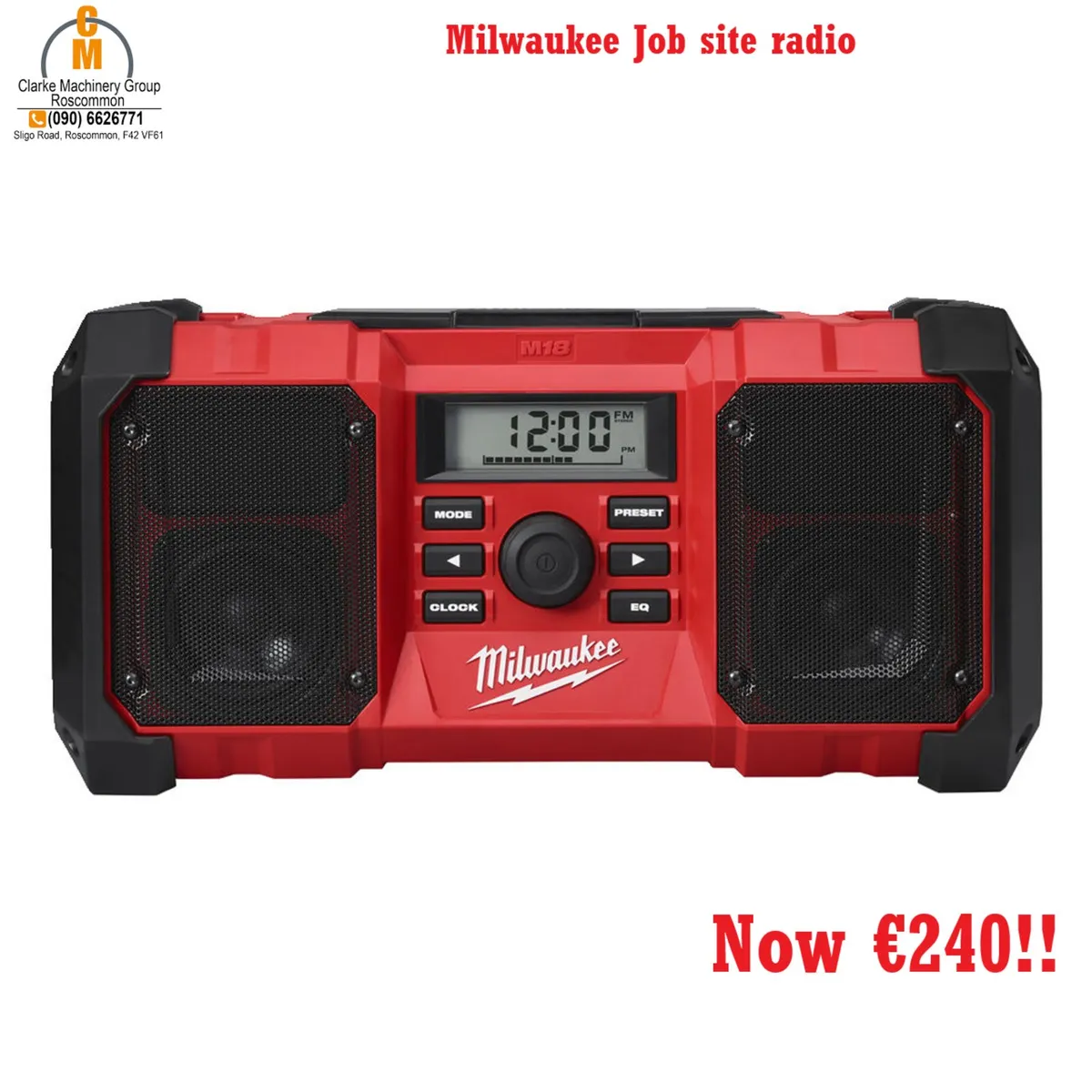 🔴Milwaukee Job site radio🔴 - Image 1