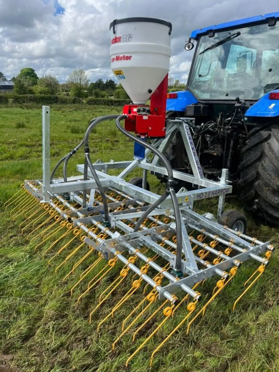 Clarke Heavy Duty Tine Grass Harrows - Image 2