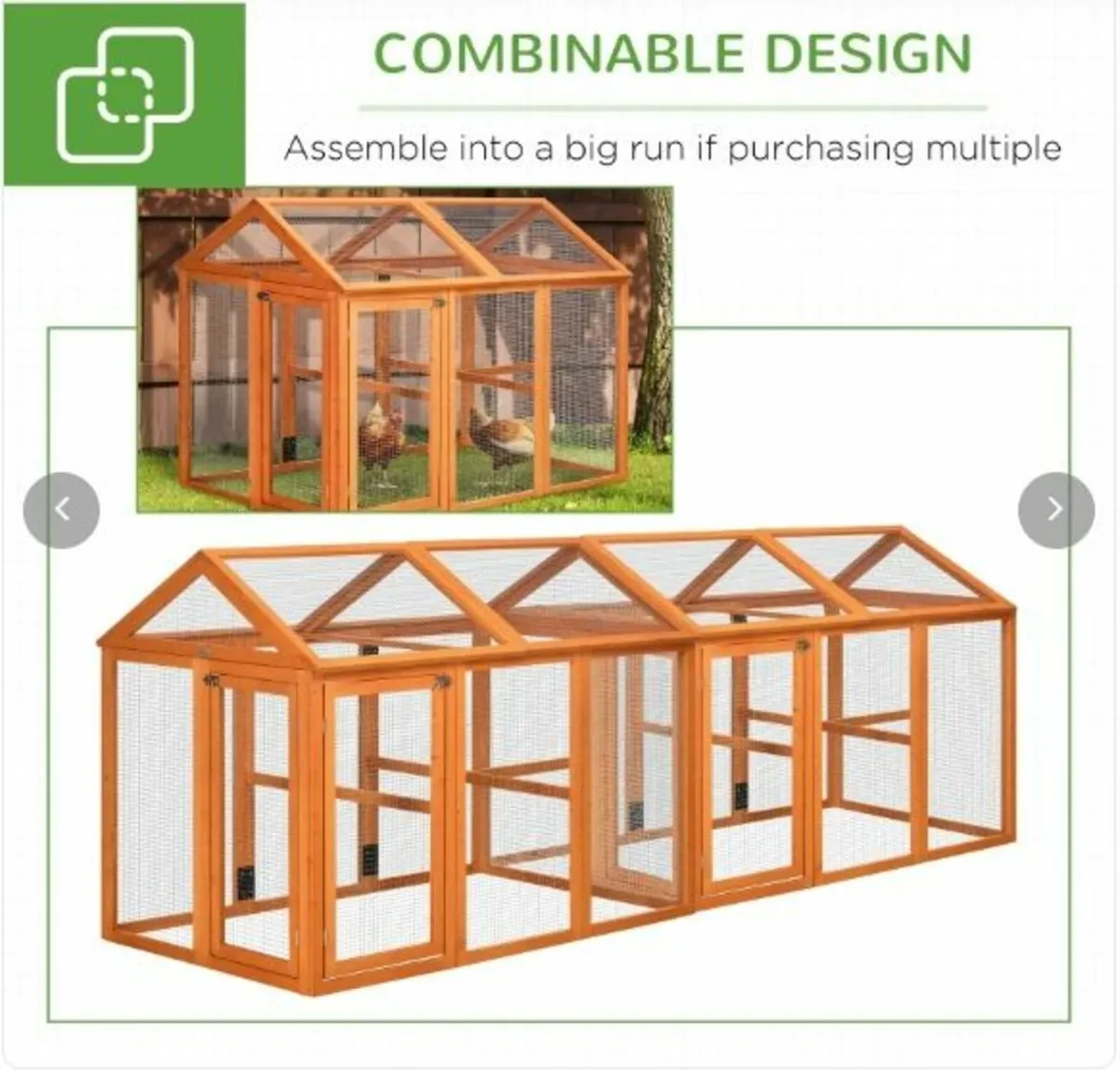 CHICKEN RUN 1.4M 2.8M EXTENDABLE - Image 1