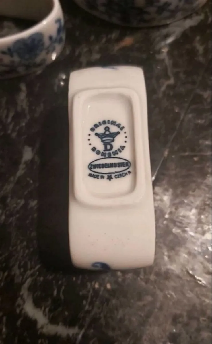 Antique Bohemian breakfast set - Image 2