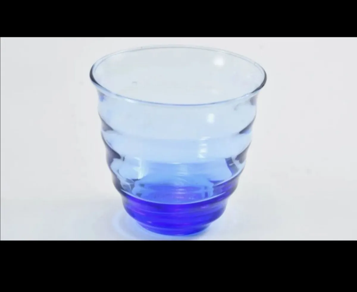 Art deco hand cut crystal bowl and vase - Image 4